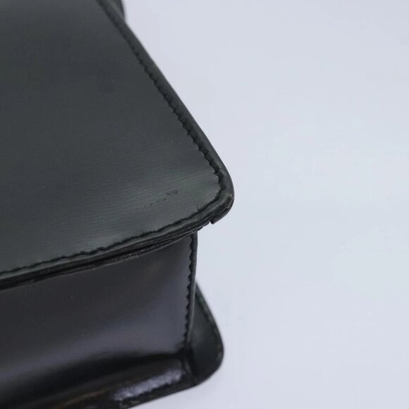 GUCCI Pouch Leather Black Silver Auth yk15398 - Picture 15 of 16